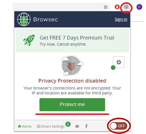 Плагин Browsec