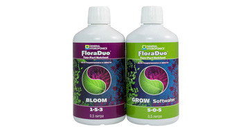 Удобрения для конопли Flora Duo Grow SW + Flora Duo Bloom